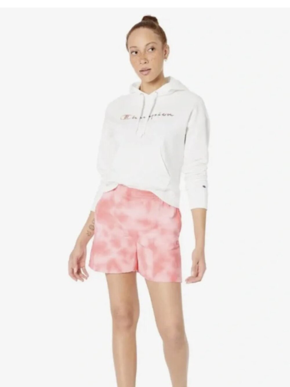 Champion Pink Tie Dye Shorts
